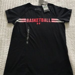 New w Tags- Under Armour Girls Basketball Shirt